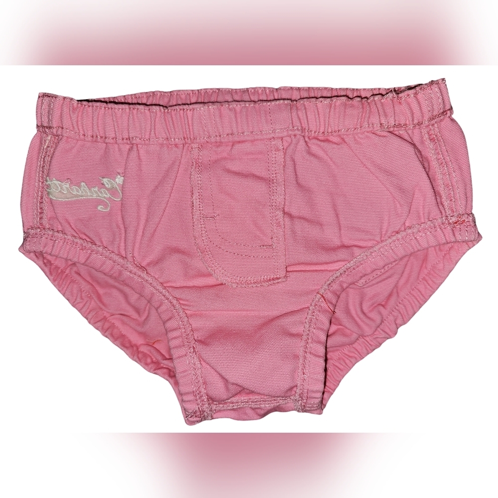 Carhartt Baby Girls Pink Bloomers w/ Heart Pockets Cowgirl NWT Sz 9M - Picture 9 of 13
